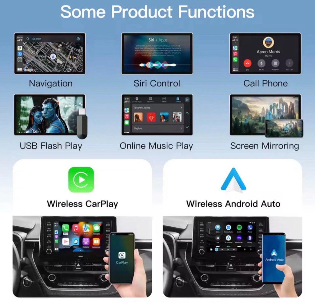 Toyota Wireless Apple CarPlay & Android Auto Module (C-HR, Corolla, Camry, Auris, Prius & RAV4)