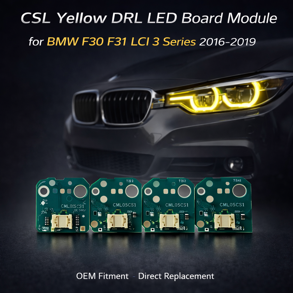 CSL Yellow DRL LED Module for BMW F30 & F31 3 Series (LCI, 2016–2019)