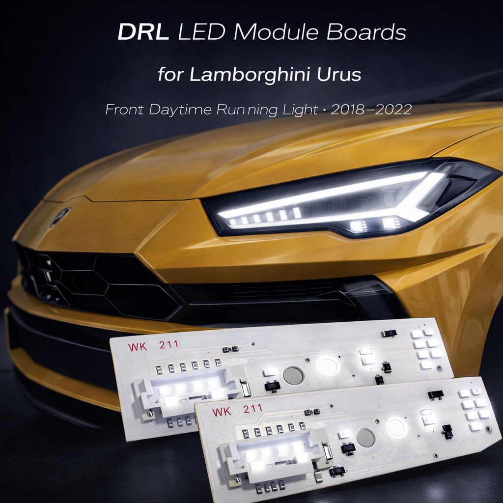 White DRL LED Module Board for Lamborghini Urus (2018–2022)
