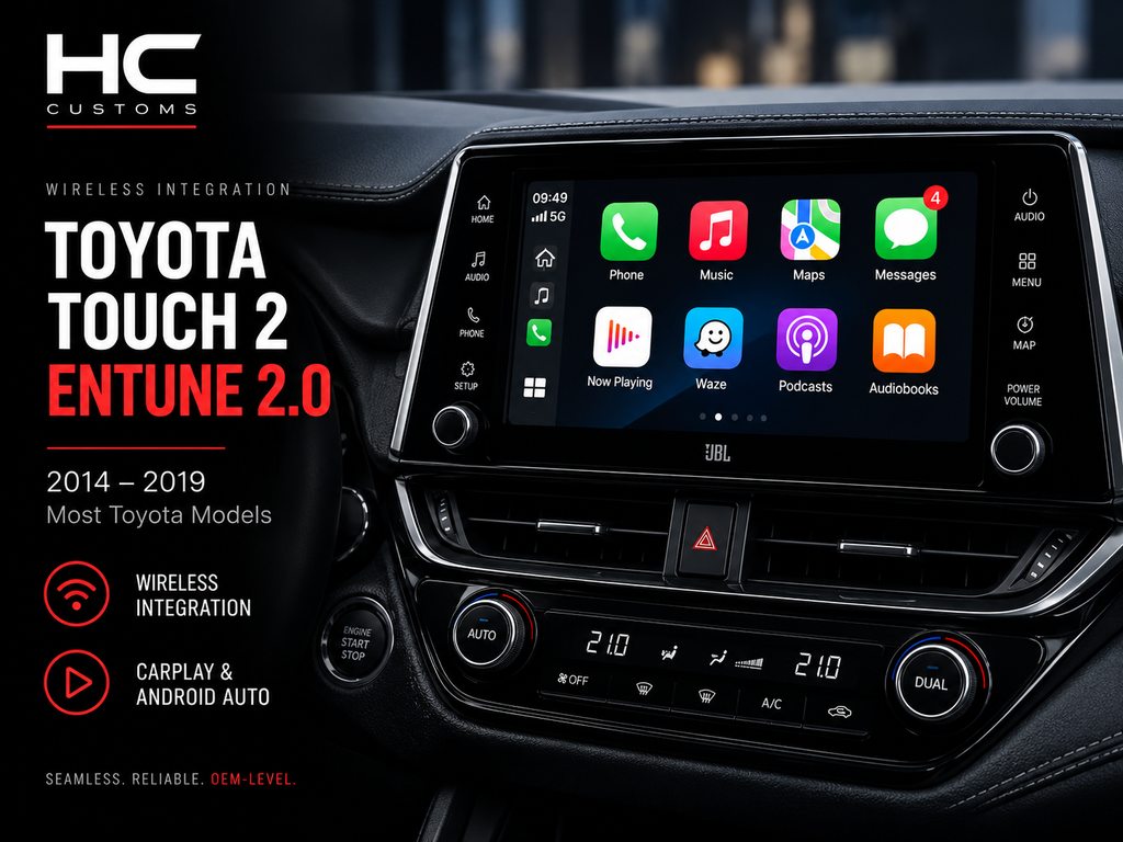 Toyota Wireless Apple CarPlay & Android Auto Module (C-HR, Corolla, Camry, Auris, Prius & RAV4)
