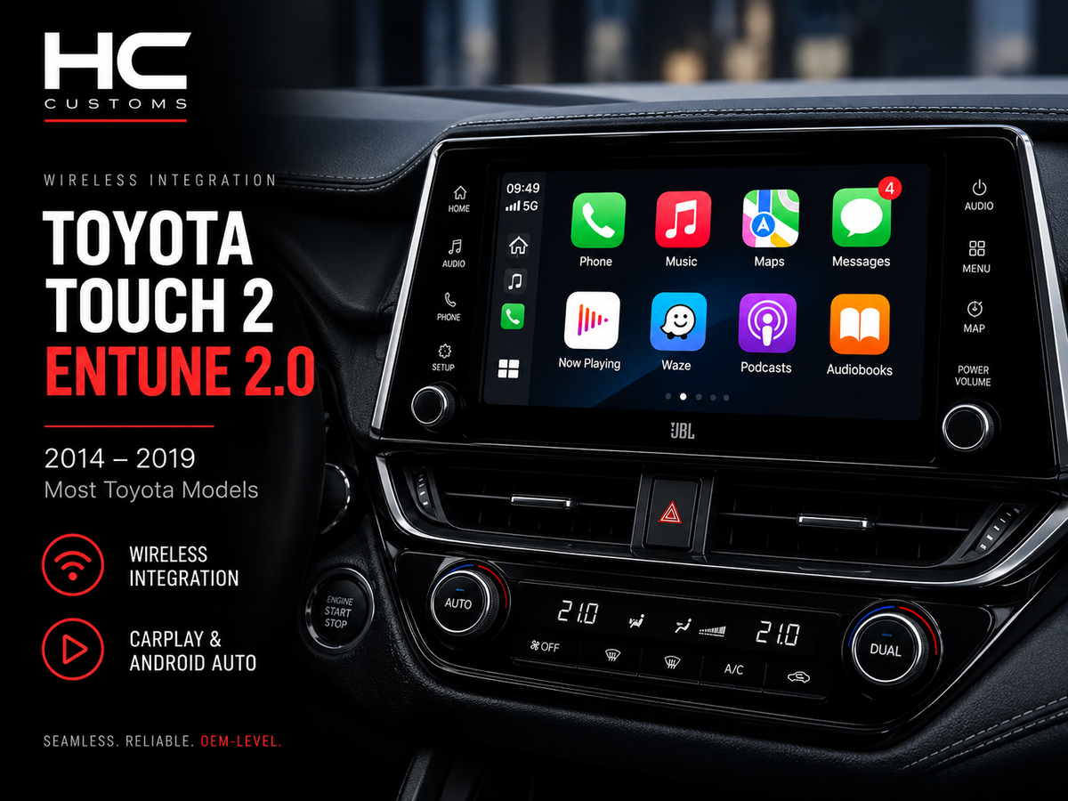 Toyota Wireless Apple CarPlay & Android Auto Module (C-HR, Corolla, Camry, Auris, Prius & RAV4)
