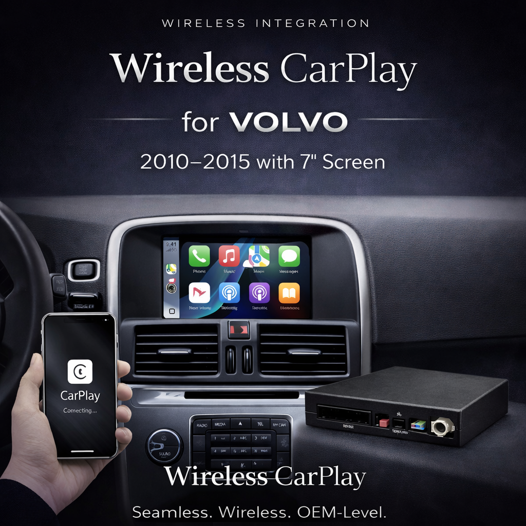 Wireless Apple CarPlay & Android Auto Module for Volvo XC60, S60, V40, V60 & XC90 (2010–2015)