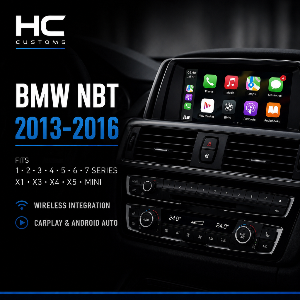 Wireless Apple CarPlay & Android Auto Module Kit for BMW NBT (1, 2, 3, 4, 5, 6 & 7 Series, 2012–2017)