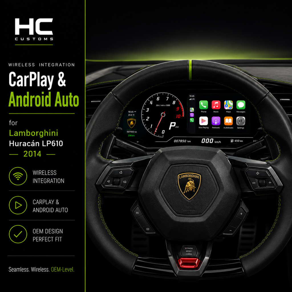 Lamborghini Huracán LP610 CarPlay & Android Auto Module (MMI, 2014–2018)