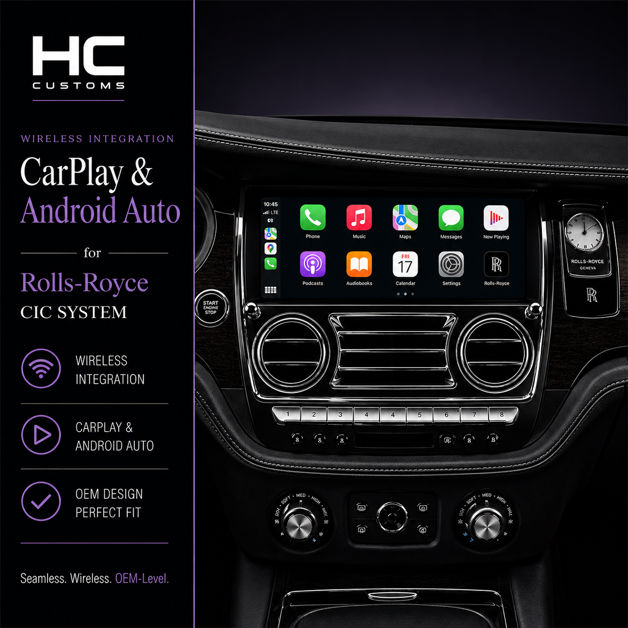 Rolls-Royce CIC Wireless CarPlay & Android Auto Module (Phantom/Ghost/Wraith)