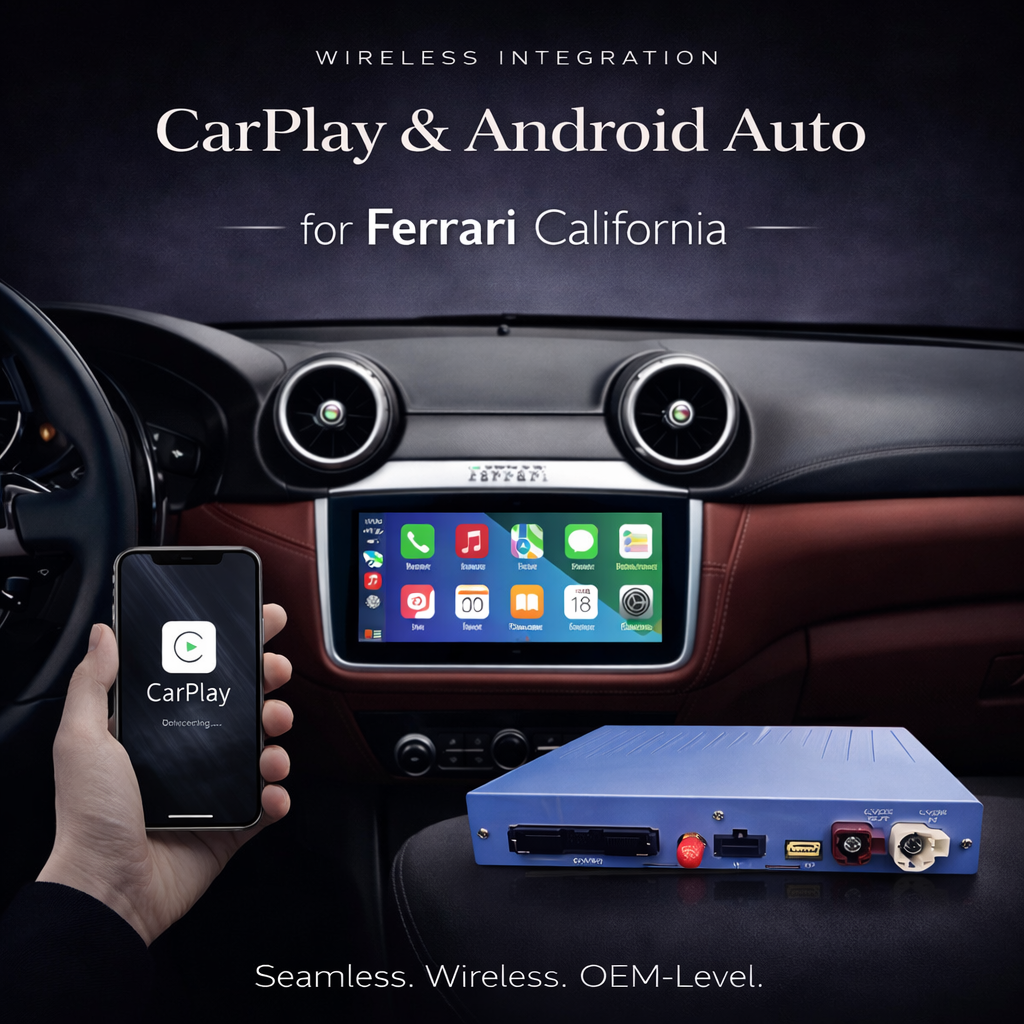 Ferrari California T CarPlay & Android Auto Module (MIB3, 2015–2018)