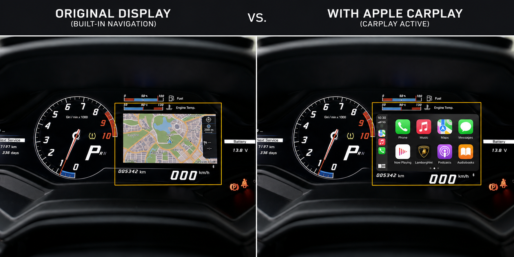 Lamborghini Huracán LP610 CarPlay & Android Auto Module (MMI, 2014–2018)