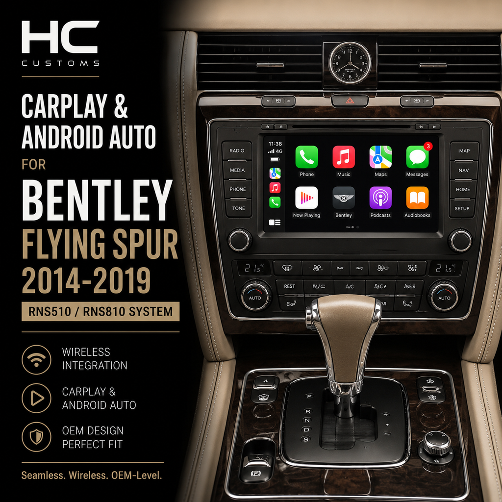 Wireless CarPlay Android Auto Module Bentley Flying Spur RNS510 RNS810 OEM