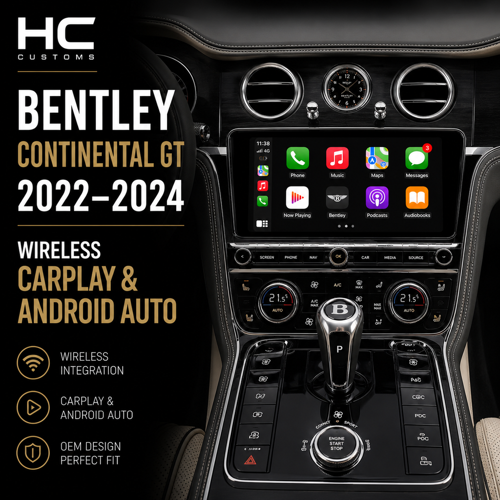 Wireless CarPlay Android Auto Module Bentley Continental GT 2022-2024 OEM