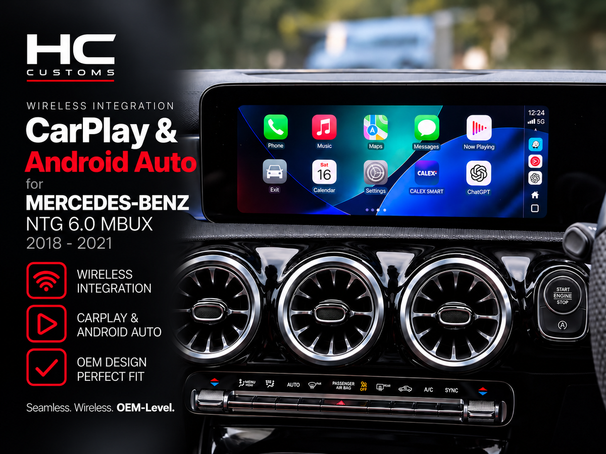 Mercedes-Benz NTG 6.0 MBUX Wireless Apple CarPlay & Android Auto Retrofit Module