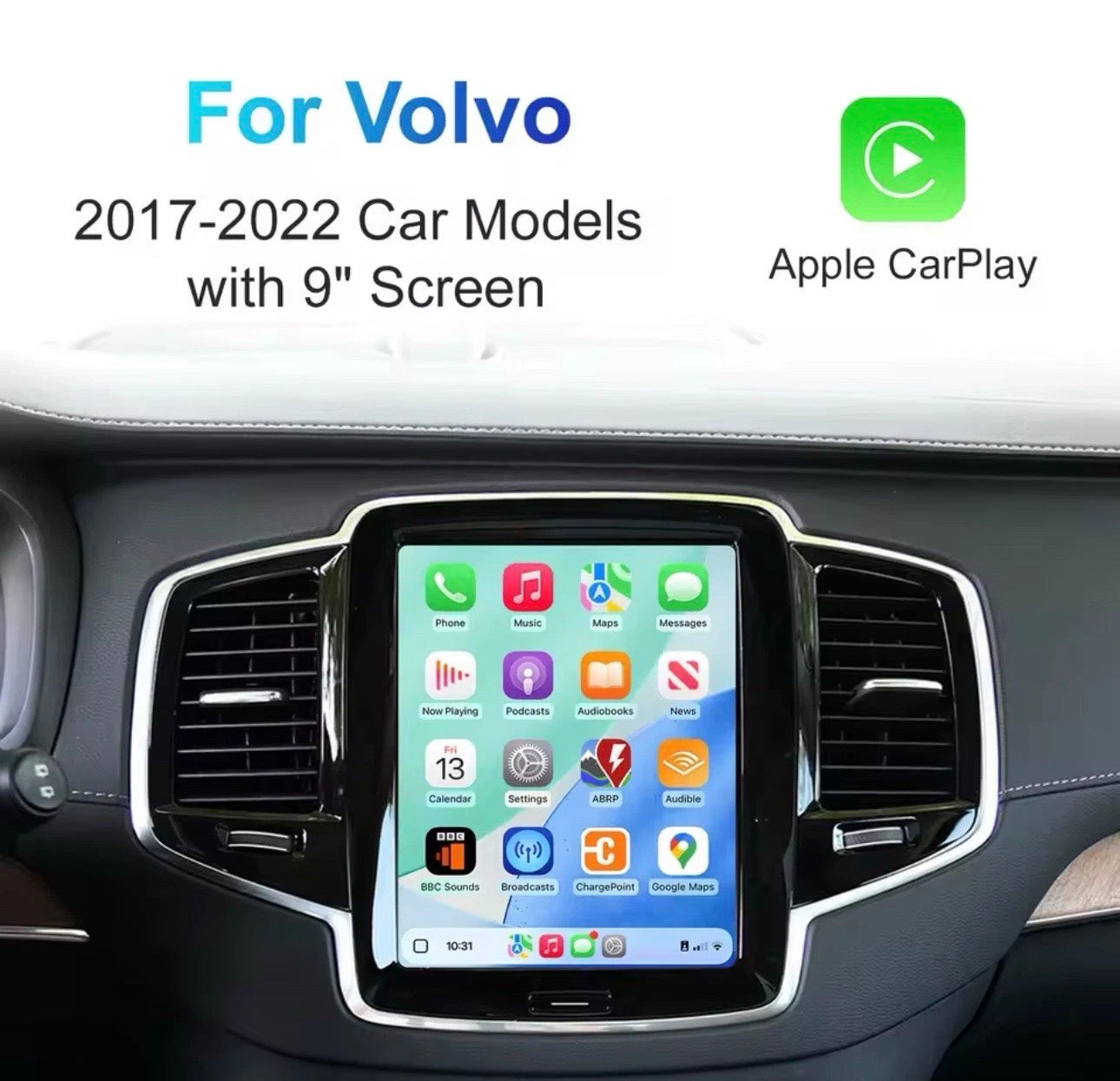 Wireless Apple CarPlay & Android Auto Module for Volvo XC60, S60, S90, V60, V90 & XC90 (2017–2020)