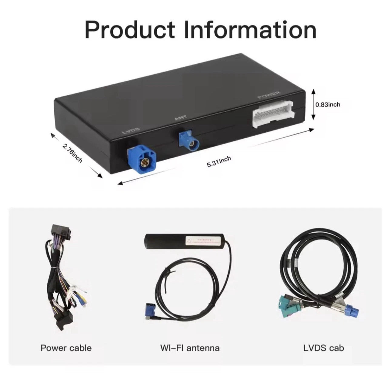 Wireless Apple CarPlay & Android Auto Module for Mercedes NTG4.5/4.7 (A, B, C, E, CLA, CLS, GLA & GLK)