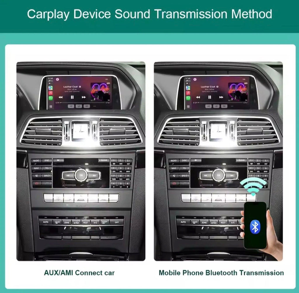 Wireless Apple CarPlay & Android Auto Module for Mercedes NTG4.5/4.7 (A, B, C, E, CLA, CLS, GLA & GLK)