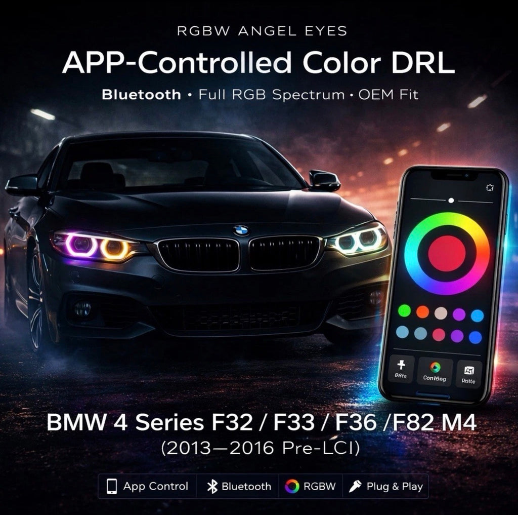 RGBW DRL LED Module Upgrade for BMW F32, F33, F36 & F82 M4 (Pre-LCI, 2013–2016)