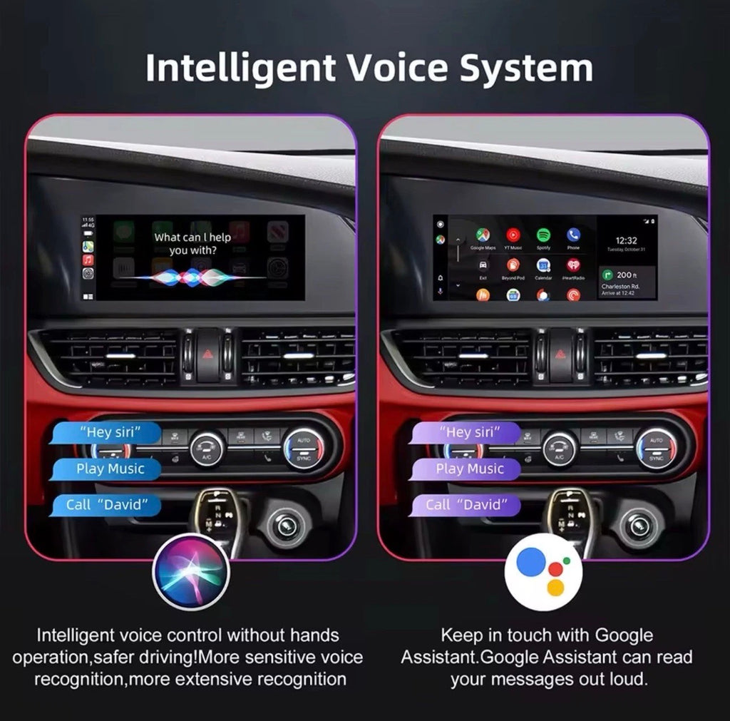 Wireless Apple CarPlay & Android Auto Upgrade Module for Alfa Romeo Giulia & Stelvio (2017–2020)