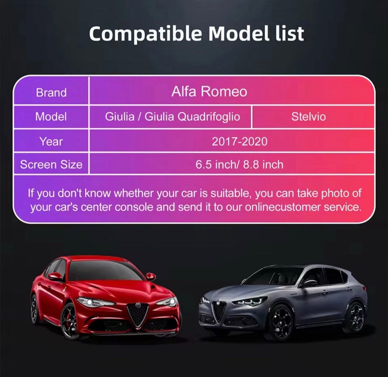 Wireless Apple CarPlay & Android Auto Upgrade Module for Alfa Romeo Giulia & Stelvio (2017–2020)