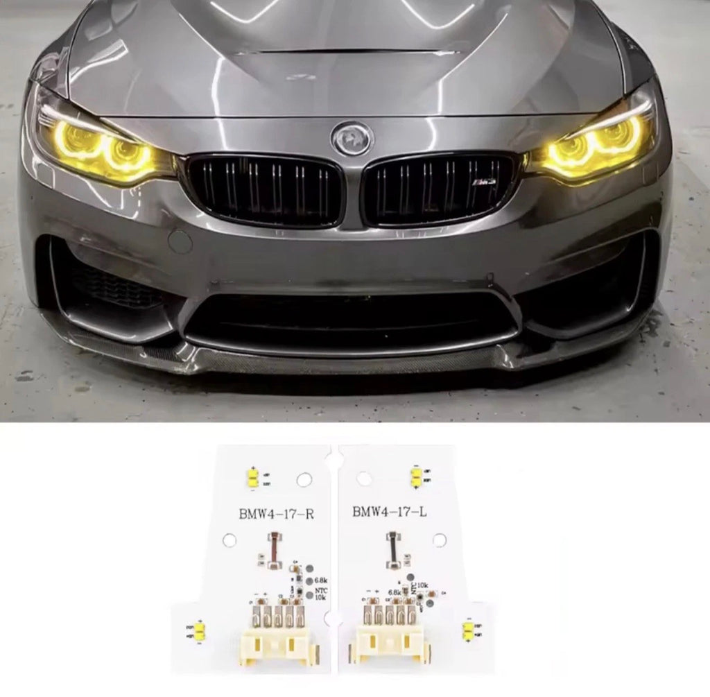 Yellow CSL DRL LED Modules for BMW 4 Series F32, F33, F36 & M4 (2017–2020)