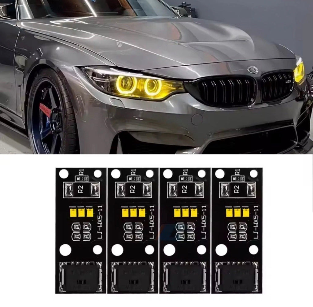 Yellow CSL DRL LED Modules for BMW 4 Series F32, F33, F36 & M4 (F82/F83, 2014–2016)