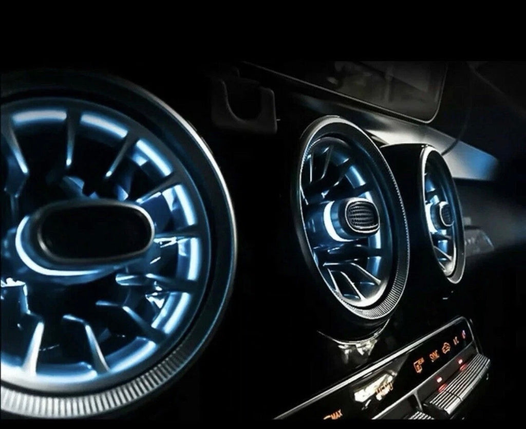 12-Color Ambient Air Vent Light Kit for Mercedes A-Class, CLA & GLA (W176, W117, W156)