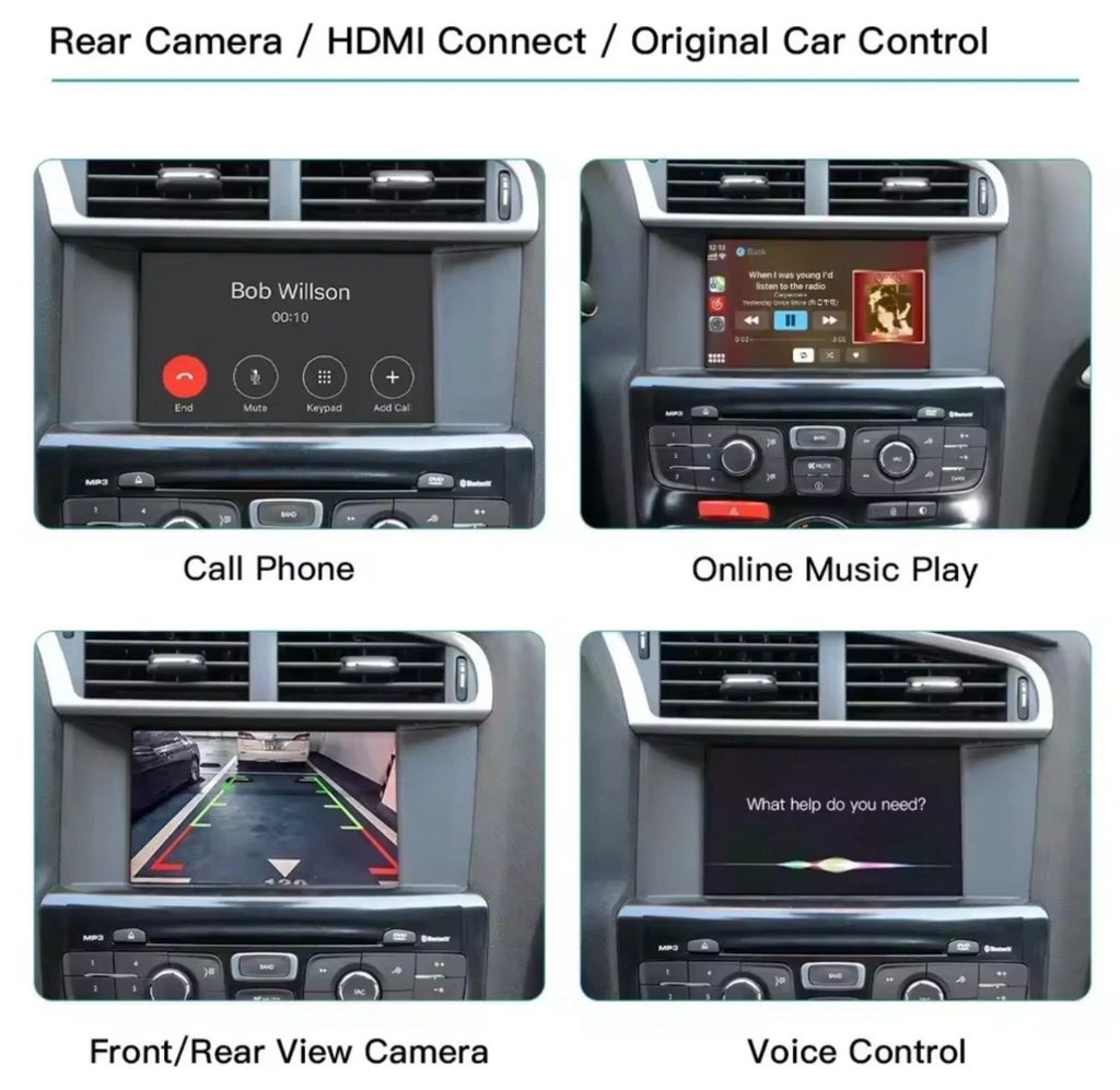 Wireless Apple CarPlay & Android Auto Module for Peugeot & Citroën (SMEG & MRN Systems)