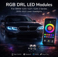 RGB DRL LED Modules for BMW G20, G21 & G28 3 Series (2019–2022, Laser Headlights)