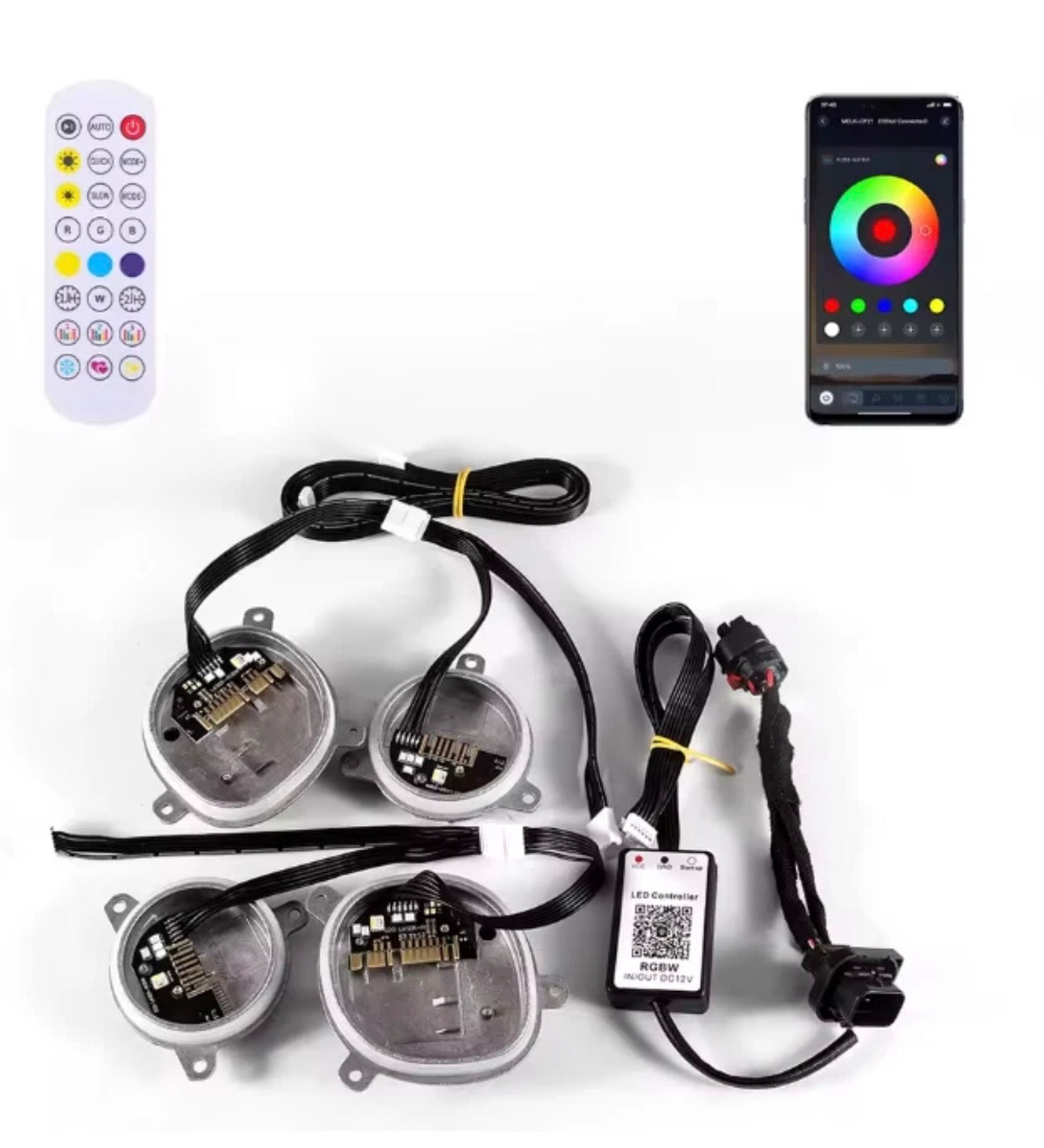 RGB DRL LED Modules for BMW G20, G21 & G28 3 Series (2019–2022, Laser Headlights)