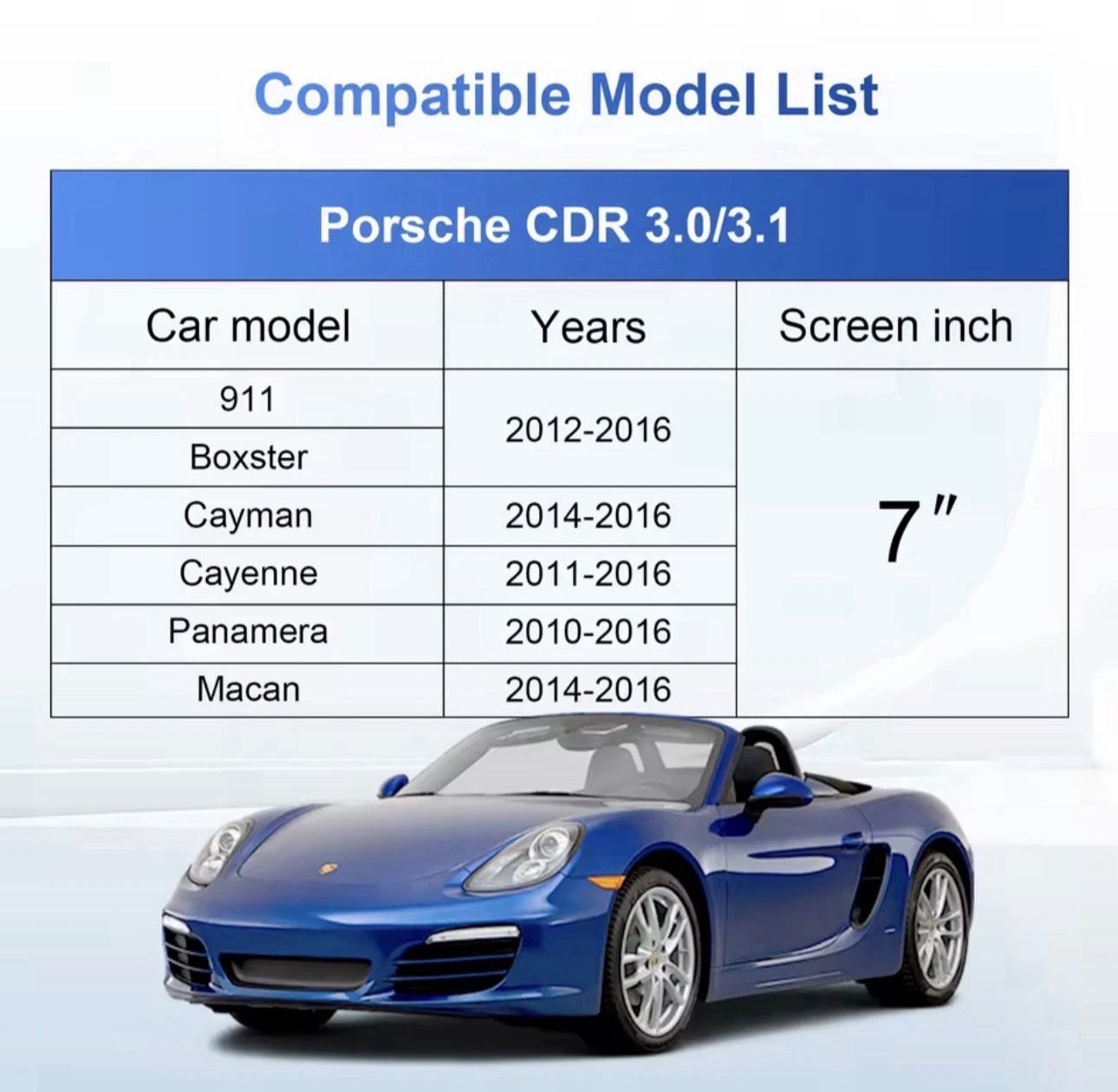 Wireless Apple CarPlay & Android Auto Module for Porsche CDR 3.0 & 3.1 (2012–2016)