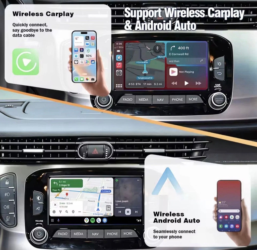 Wireless Apple CarPlay & Android Auto Module for Alfa Romeo Giulietta (7” Display, 2014–2019)