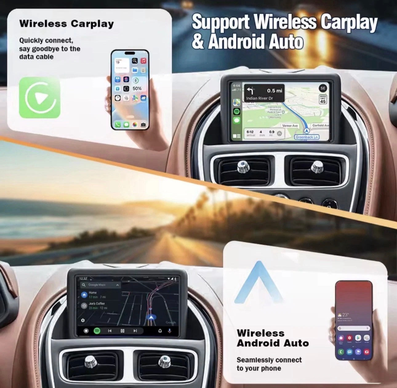 Wireless Apple CarPlay & Android Auto Module for Aston Martin DB11 & Vantage (2016–2023)