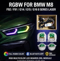 RGBW DRL LED Modules with App Control for BMW M8 F91 & F92 and 8 Series G14, G15 & G16 (2018+, Laser Headlights)