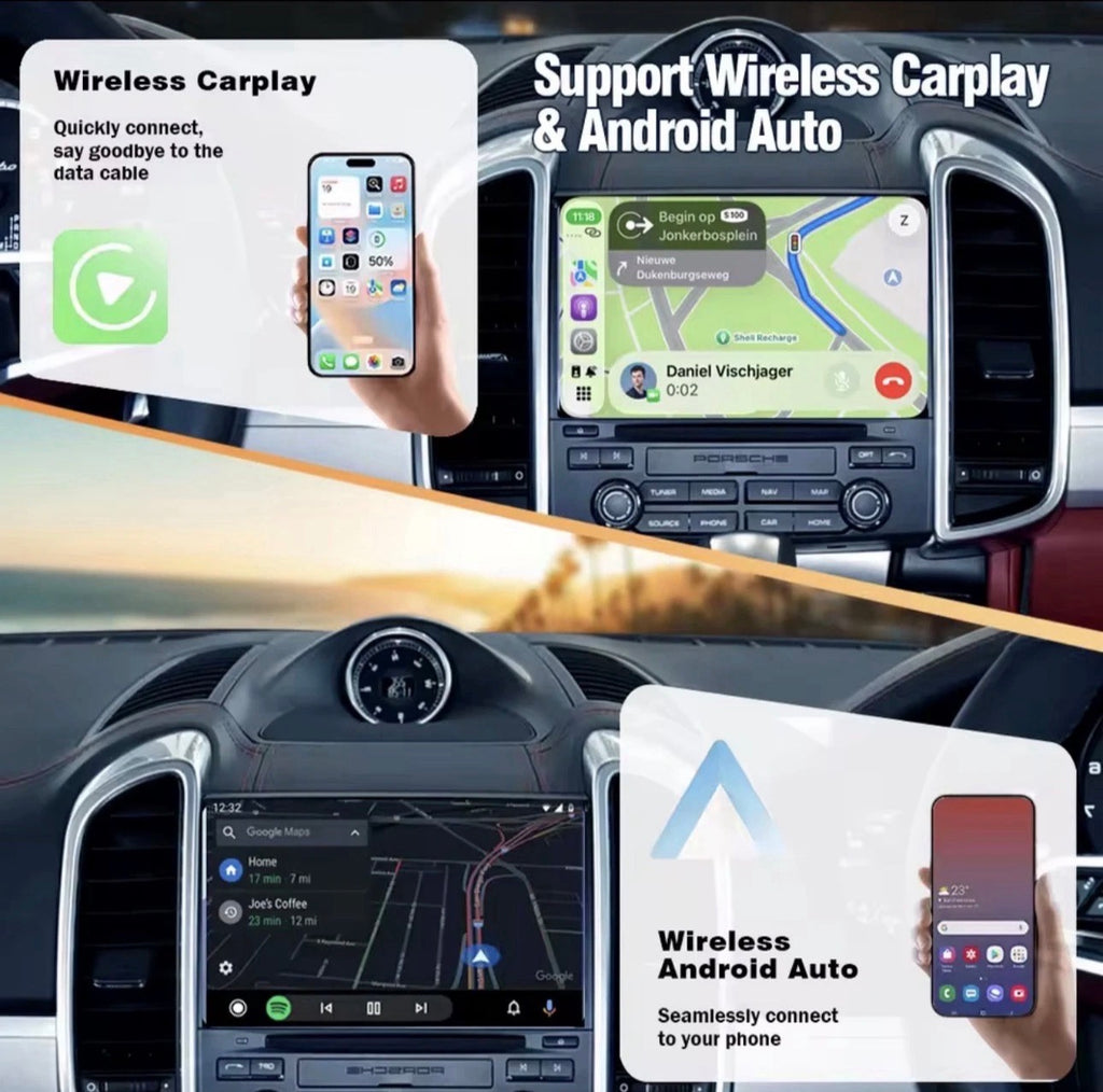 Wireless Apple CarPlay & Android Auto Module for Porsche PCM 3.0 (2008–2011)