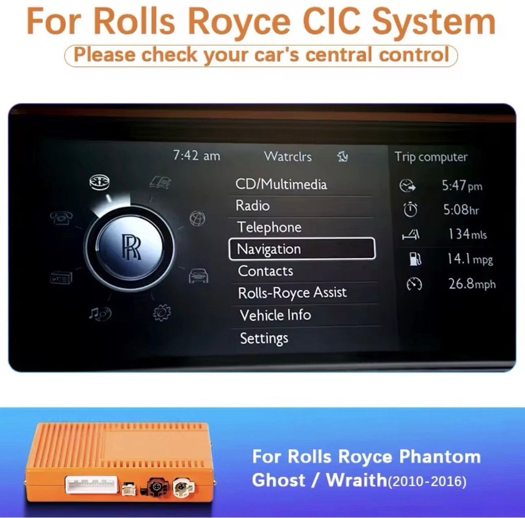 Rolls-Royce CIC Wireless CarPlay & Android Auto Module (Phantom/Ghost/Wraith)