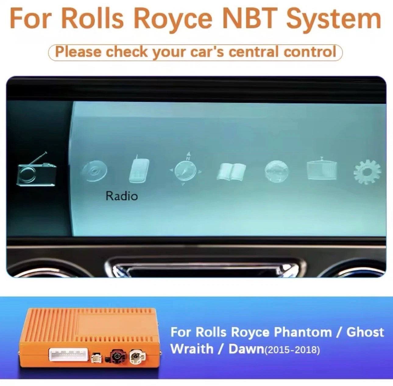 Rolls-Royce NBT Wireless CarPlay & Android Auto Module (Phantom/Ghost/Dawn)