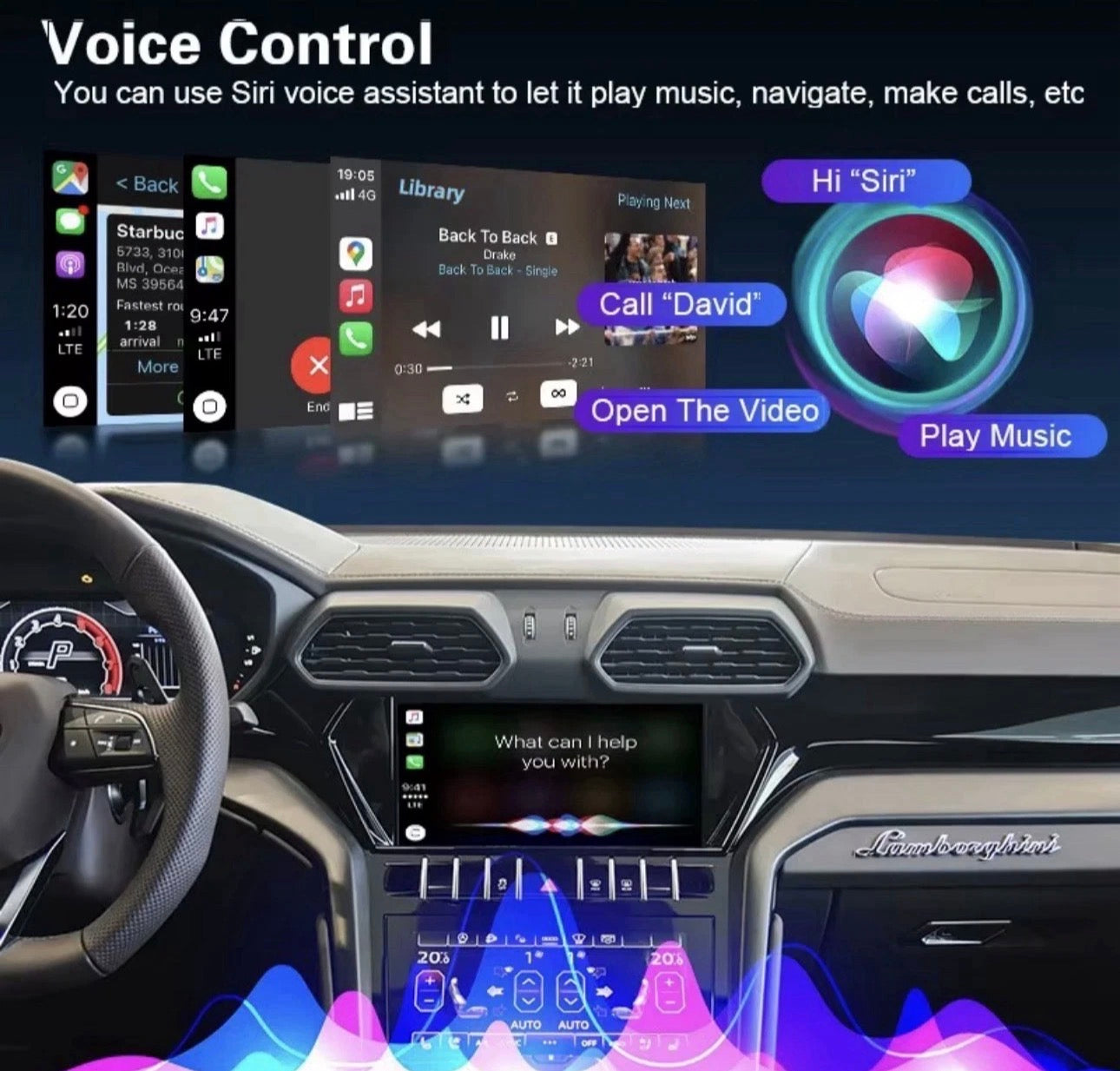 Lamborghini Urus CarPlay & Android Auto Module (MIB3, 2018–2023)