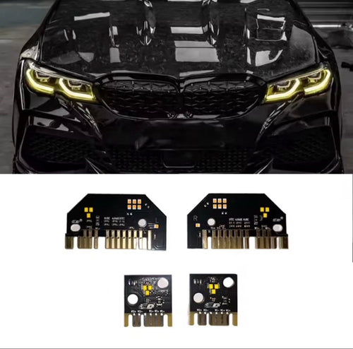 BMW G20/G21 CSL Yellow DRL Boards (Laser Headlights)