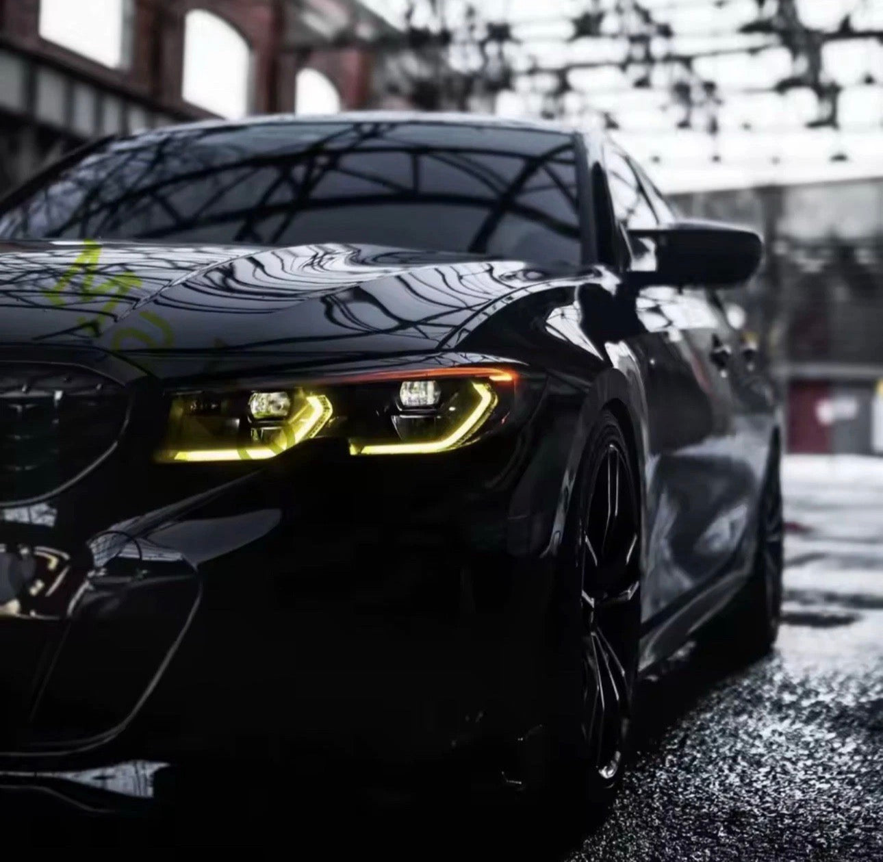BMW G20/G21 CSL Yellow DRL Boards (Laser Headlights)