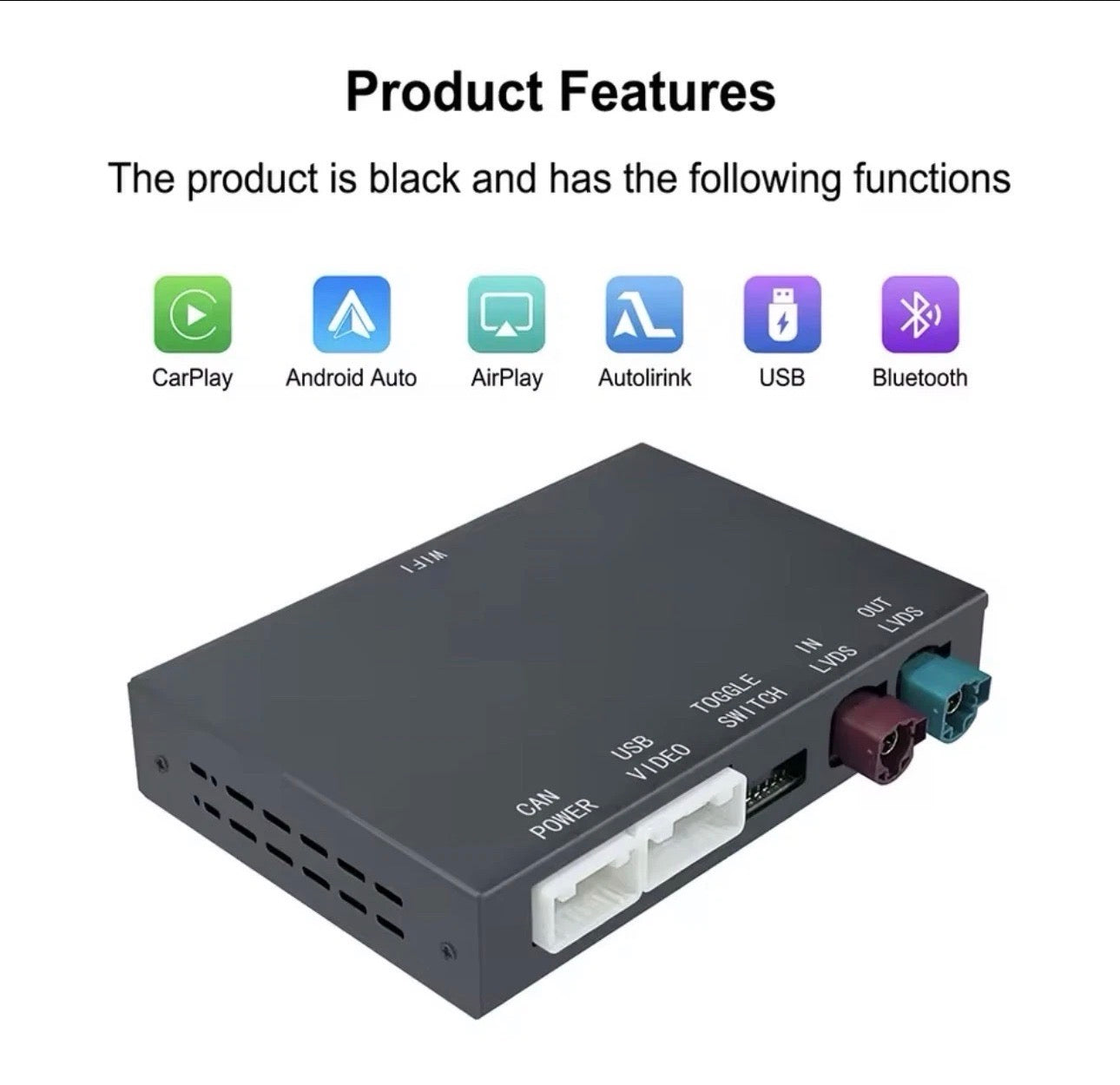 BMW NBT EVO ID5/ID6 Wireless Apple CarPlay & Android Auto Retrofit Kit