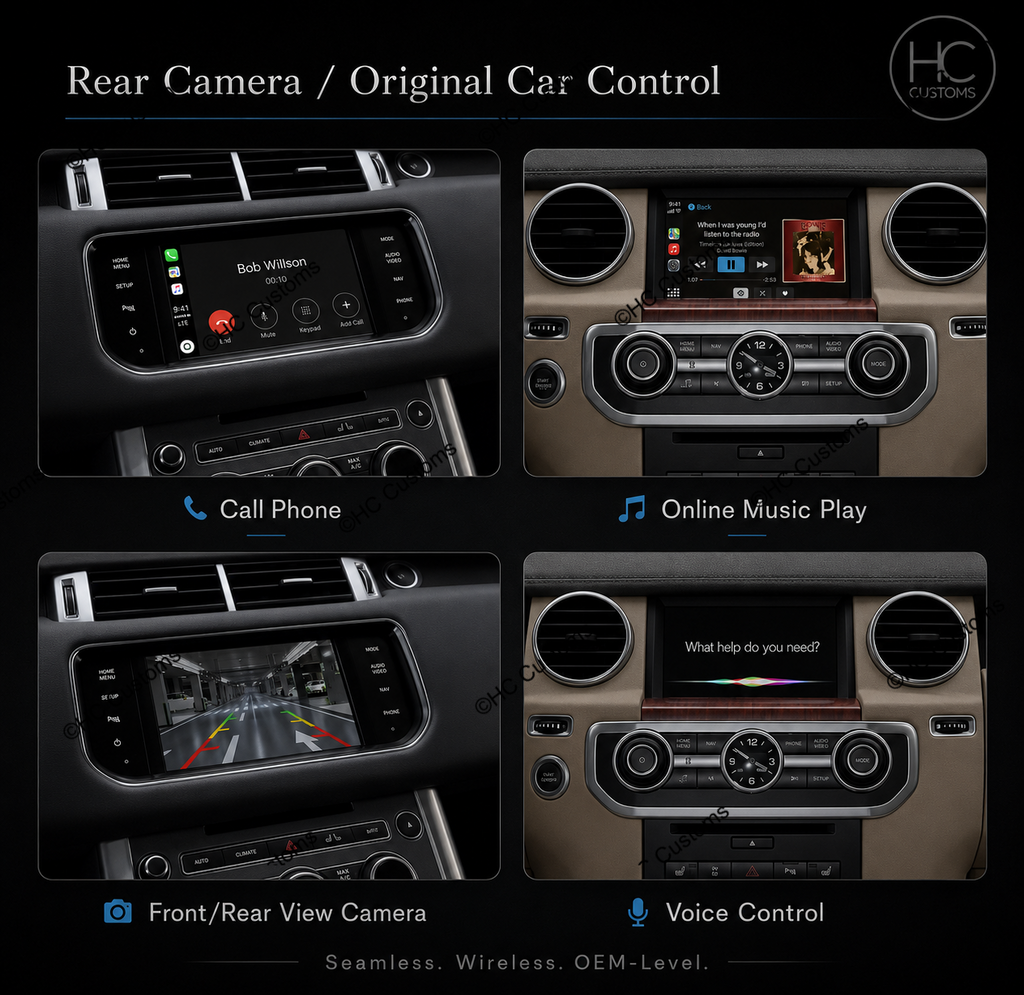 Wireless Apple CarPlay & Android Auto Module for Land Rover & Jaguar (Bosch System)