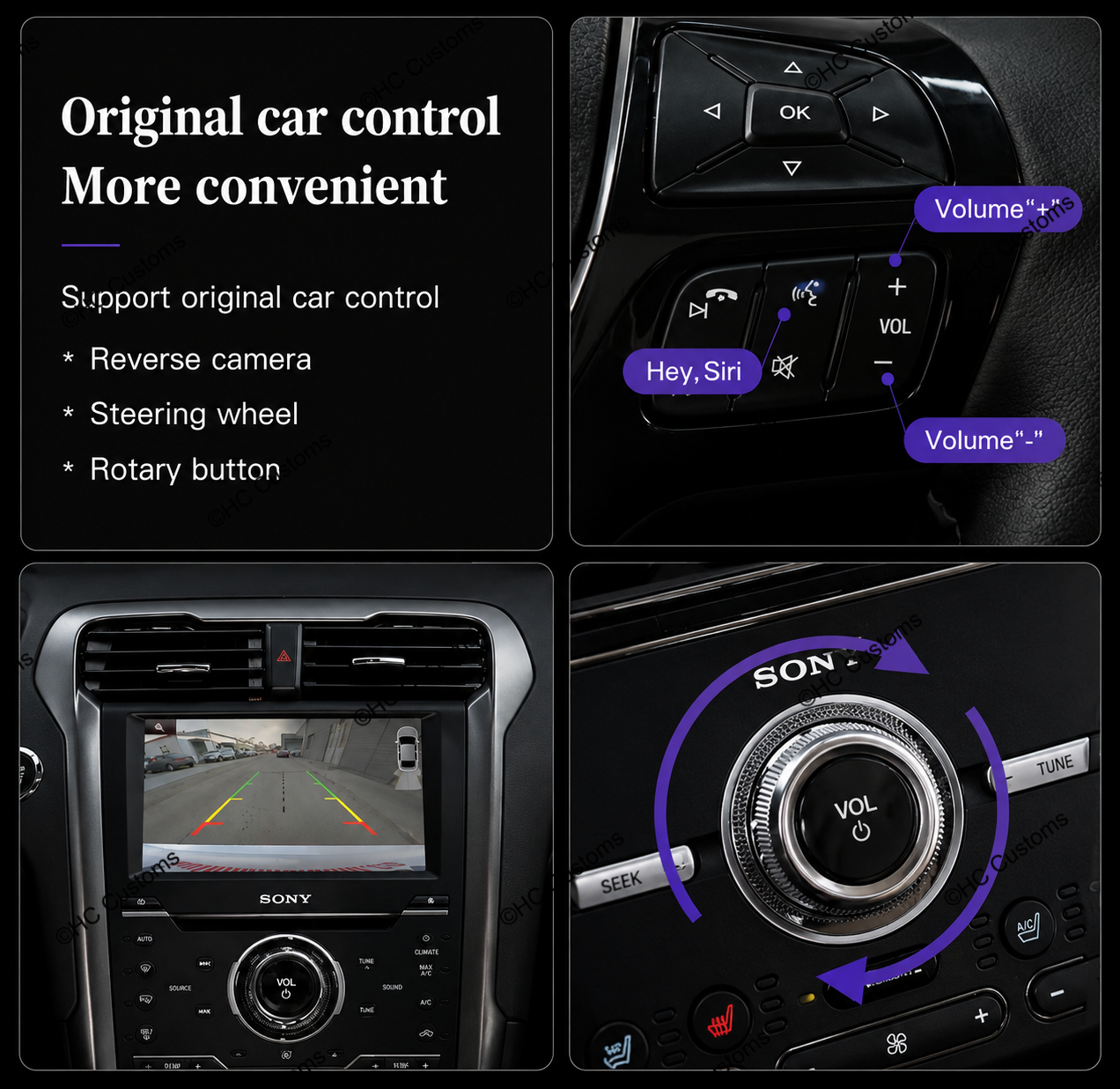 Wireless Apple CarPlay & Android Auto Retrofit Module for Ford SYNC 2 (Focus, Fiesta & Edge)