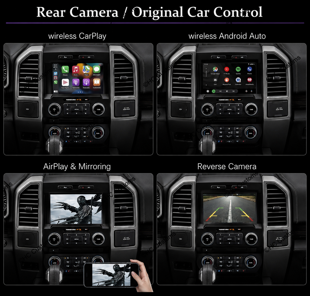 Wireless Apple CarPlay & Android Auto Retrofit Module for Ford SYNC 2 (Focus, Fiesta & Edge)