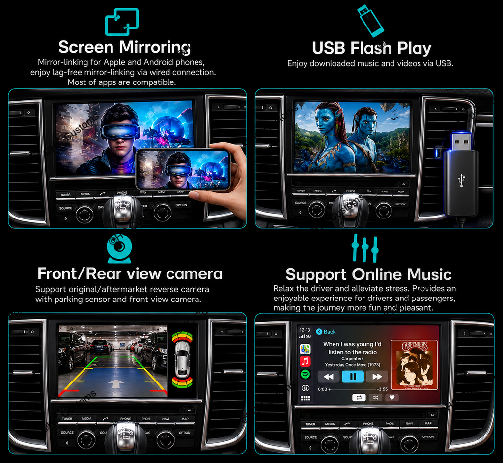 Wireless Apple CarPlay & Android Auto Module for Porsche PCM 3.1 (2010–2016)